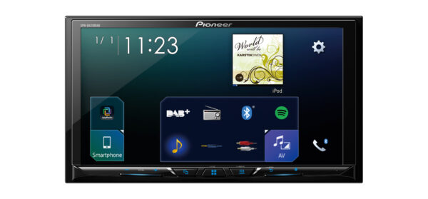Pioneer SPH-DA230DAB - Multimedia autoradio met Carplay & Android Auto (2-DIN)