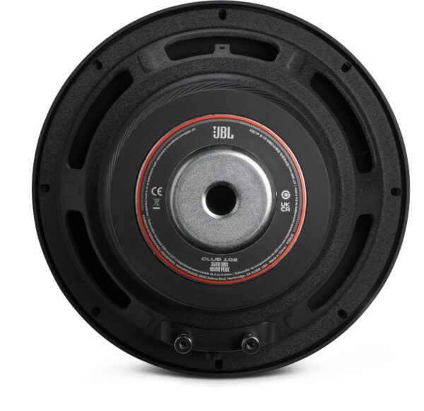 JBL Club 102 - Autosubwoofer - 10” Subwoofer voor in de Auto - 300W RMS / 900W Piek - Diepe Bas: 25Hz – 500Hz - Dual 4-Ohm - Afbeelding 3
