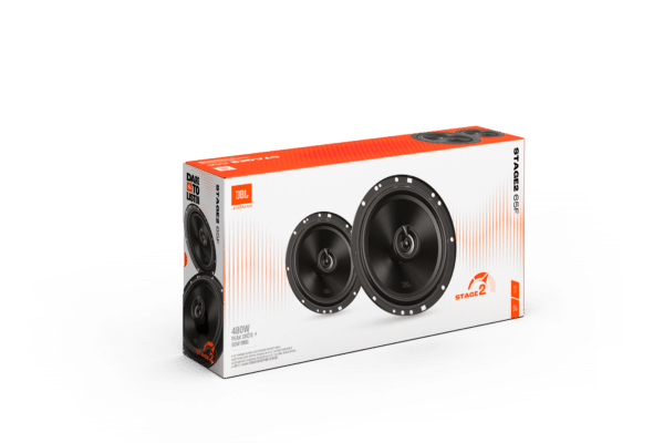 JBL Stage2 65F Autospeakers - 6.5 inch - 480 Watt Peak / 60 Watt RMS - 2-weg Coaxiaal - Zonder Grille - Speakers Auto - Set van 2 - Afbeelding 4