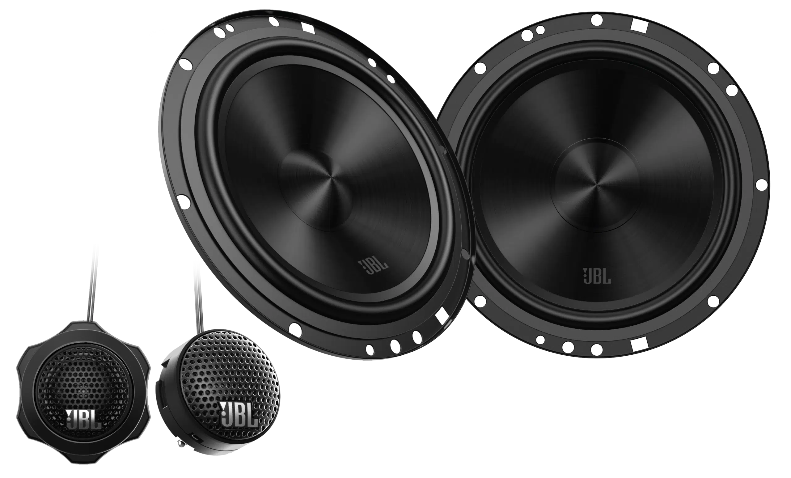 JBL Stage2 65CF Autospeakers - 6.5 inch - 720 Watt Peak / 90 Watt RMS - Composet Component - 2 Tweeters + 2 Crossovers - Zonder Grille - Speakers Auto - Set van 2