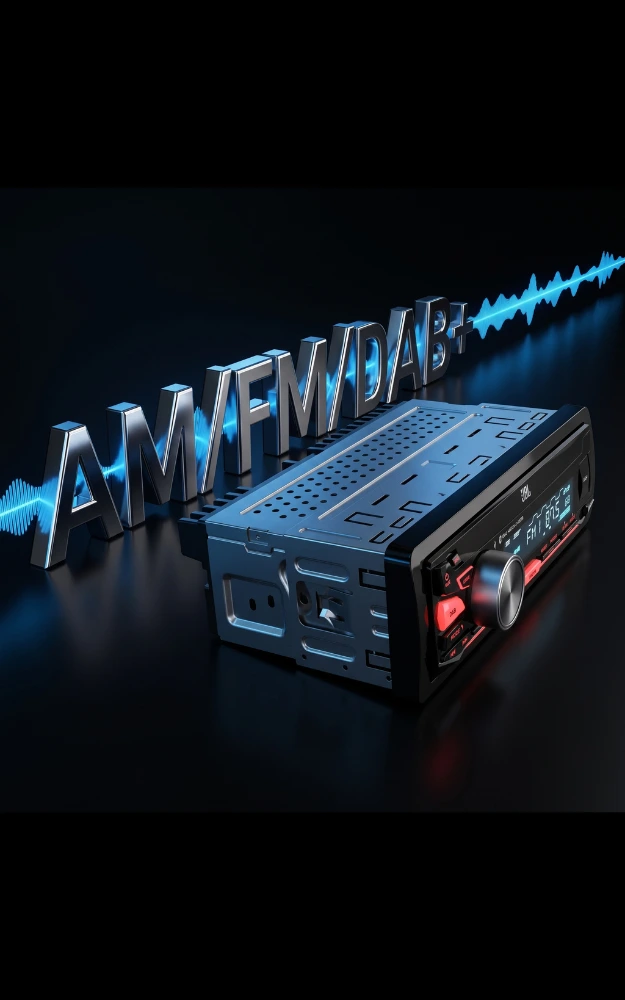 JBL Celebrity 350D 1 DIN autoradio met AM, FM en DAB+ radio